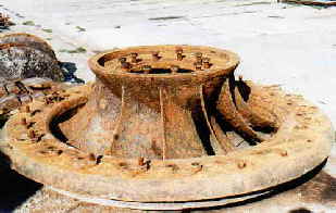 gebrauchte Francisturbine vor der �berholung